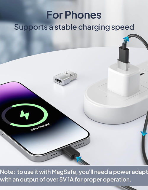 Load image into Gallery viewer, for Iphone 17 16 Car Charger Adapter 3Pack,Usb Male to USB C Female Adapter,Type C Cable Converter for Apple Air 16E 15 Pro Max Plus,Iwatch 11 10,Airpods Pro 3,Ipad Mini,Samsung Galaxy S25
